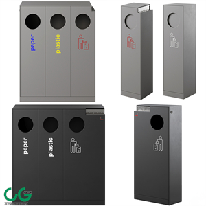 Litter bin Crystal by mmcite